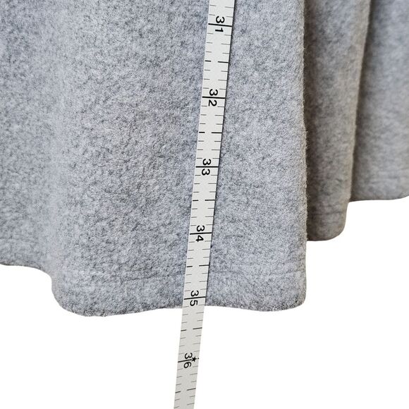 CAbi 3459 Flashdance Sweatshirt Tunic Dress Gray Fleece Flounce Bottom Women's S - Picture 12 of 12